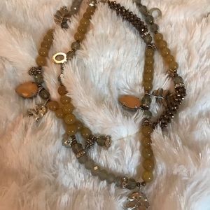 Short wrap necklaces or can twist into bracelets